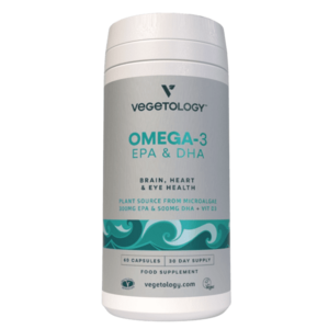 VEGETOLOGY Omega-3 - EPA a DHA + vitamín D3 60 kapslí vyobraziť