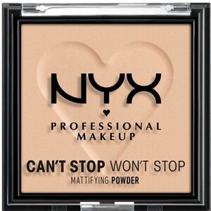 NYX PROFESSIONAL MAKEUP Can't Stop Won't Stop Mattifying Powder kompaktný púder - Odtieň 03 Light Medium 6 g vyobraziť