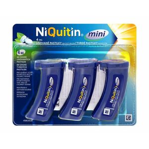 NIQUITIN mini 4mg pastilky 3 x 20 pastiliek vyobraziť