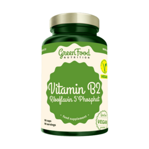 GREENFOOD NUTRITION Vitamin B2 Riboflavin 5'Phosphat 90 kapsúl vyobraziť