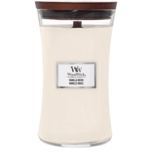 WOODWICK vonná sviečka veľká, Vanilla musk 609 g vyobraziť