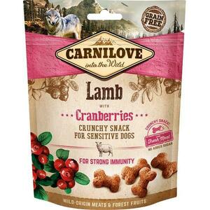 CARNILOVE Dog Crunchy Snack Jahňacie mäso s brusnicami s čerstvým mäsom 200 g vyobraziť