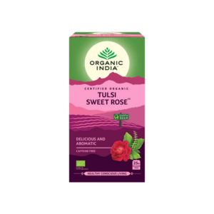 ORGANIC INDIA Tulsi Sweet Rose BIO 25 vrecúšok vyobraziť