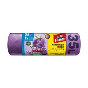 FINO Zeus Flex Lavender Vrecká do odpadkového koša zaťahovacie 12 x 35 l vyobraziť