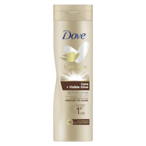 DOVE Telové mlieko Care&Visible Glow Med-Dark 250 ml vyobraziť