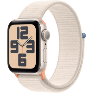 APPLE Watch SE GPS 40mm Aluminium Case with Sport Loop, Starlight vyobraziť