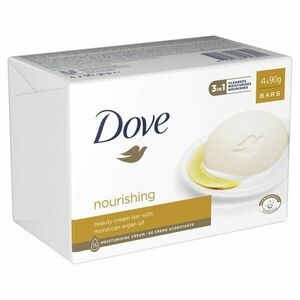 DOVE Nourishing Arganový olej krémové mydlo Multipack 4 x 90 g vyobraziť