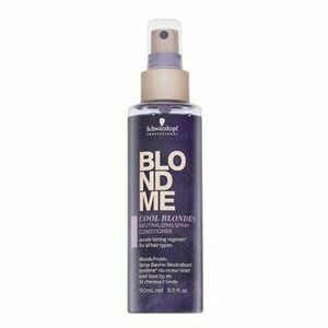 Schwarzkopf Professional BlondMe Cool Blondes Neutralizing Spray Conditioner bezoplachový kondicionér pre platinovo blond a šedivé vlasy 150 ml vyobraziť