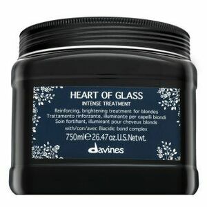 Davines Heart Of Glass Intense Treatment posilňujúca maska pre farbené, chemicky ošetrené a zosvetlené vlasy 750 ml vyobraziť