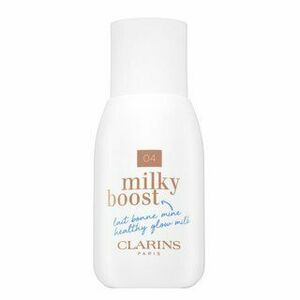 Clarins Milky Boost Foundation tónujúce a hydratačné emulzie pre zjednotenú a rozjasnenú pleť 04 Auburn 50 ml vyobraziť