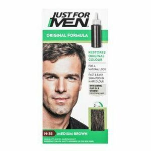 Just For Men Shampoo-in Haircolour farebný šampon pre mužov H35 Medium Brown 66 ml vyobraziť