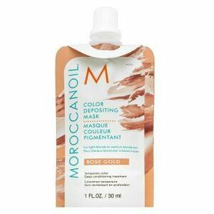 Moroccanoil Color Depositing Mask vyživujúca maska ​​s farebnými pigmentmi Rose Gold 30 ml vyobraziť