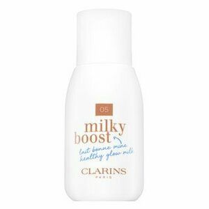 Clarins Milky Boost Foundation tónujúce a hydratačné emulzie pre zjednotenú a rozjasnenú pleť 05 Sandalwood 50 ml vyobraziť