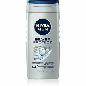 Nivea Men Silver Protect sprchový gél pre mužov 250 ml vyobraziť