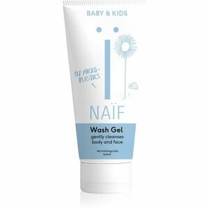 Naif Baby & Kids Wash Gel čistiaci a umývací gél pre deti a bábätká na telo a tvár 200 ml vyobraziť