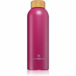 Waterdrop Thermo Steel fľaša na vodu z nehrdzavejúcej ocele farba Pink Matt 600 ml vyobraziť