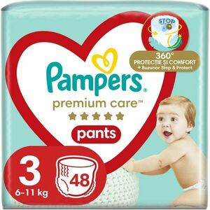 Pampers Premium Care Pants Midi Size 3 plienkové nohavičky 6-11kg 48 ks vyobraziť