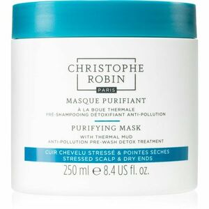 Christophe Robin Purifying Mask with Thermal Mud čistiaca maska pre vlasy vystavené znečistenému ovzdušiu 250 ml vyobraziť