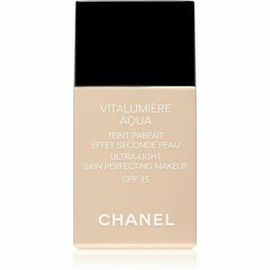 Chanel Vitalumière Aqua ultra ľahký make-up pre žiarivý vzhľad pleti odtieň 20 Beige SPF 15 30 ml vyobraziť