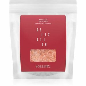 Souletto Pink Pepper & Rice Milk Bath Salt soľ do kúpeľa 500 g vyobraziť