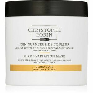 Christophe Robin Shade Variation Mask výživná krémová maska na vlasy odtieň Golden Blond 250 ml vyobraziť