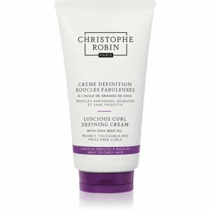 Christophe Robin Luscious Curl Defining Cream with Chia Seed Oil uhladzujúci krém pre vlnité a kučeravé vlasy 150 ml vyobraziť