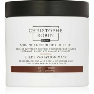 Christophe Robin Shade Variation Mask výživná krémová maska na vlasy odtieň Ash Brown 250 ml vyobraziť