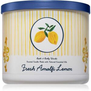 Bath & Body Works Fresh Amalfi Lemon vonná sviečka 411 g vyobraziť