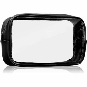 Notino Travel Collection Cosmetic bag transparentná kozmetická taštička transparentný S Black 20x10x5 cm 1 ks vyobraziť