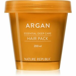 NATURE REPUBLIC Argan Essential Deep Care Hair Pack hydratačná a vyživujúca maska pre poškodené vlasy 200 ml vyobraziť