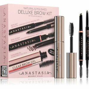 Anastasia Beverly Hills Natural & Polished Deluxe Brow Kit sada na obočie Taupe odtieň vyobraziť