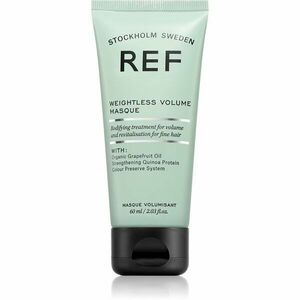 REF Weightless Volume Masque hĺbkovo hydratačná maska na lesk a hebkosť vlasov 60 ml vyobraziť