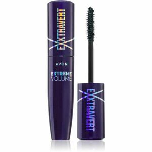 Avon Exxtravert Extreme Volume vodeodolná predlžujúca riasenka pre extra objem odtieň Blackest Black 9, 5 ml vyobraziť