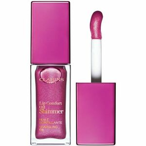 Clarins Lip Comfort Oil Shimmer olej na pery odtieň 03 Funky Raspberry 7 ml vyobraziť