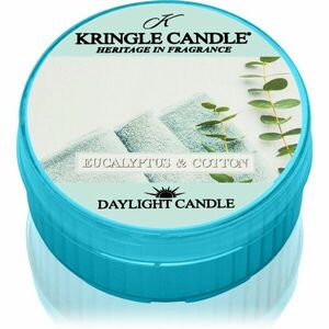 Kringle Candle Eucalyptus & Cotton čajová sviečka 42 g vyobraziť