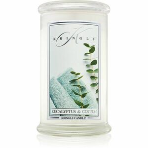 Kringle Candle Eucalyptus & Cotton vonná sviečka 624 g vyobraziť