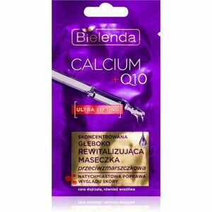 Bielenda Calcium + Q10 Concentrated deeply revitalizing anti-wrinkle mask protivrásková maska na tvár 8 g vyobraziť