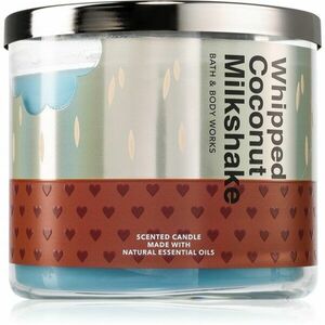 Bath & Body Works Whipped Coconut Milkshake vonná sviečka 411 g vyobraziť