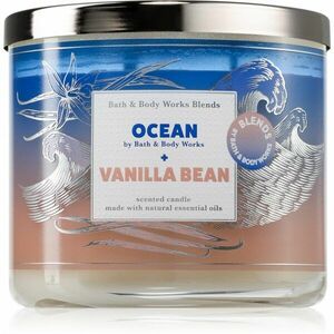 Bath & Body Works Ocean + Vanilla Bean vonná sviečka 411 g vyobraziť