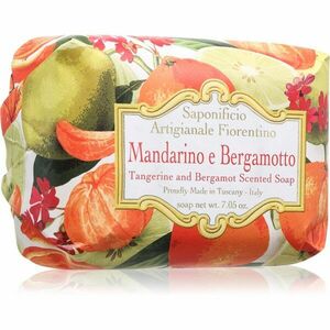 Saponificio Artigianale Fiorentino Tangerine and Bergamot Perfumed Soap prírodné tuhé mydlo 200 g vyobraziť