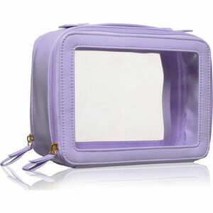 BrushArt Accessories Transparent make-up case kozmetický kufrík Lilac 1 ks vyobraziť