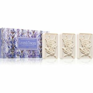 Saponificio Artigianale Fiorentino Tuscan Lavender Set sada tuhých mydiel s vôňou levandule 3x125 g vyobraziť