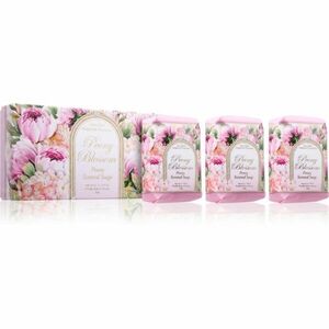 Saponificio Artigianale Fiorentino Peony Blossom Set sada tuhých mydiel 3x200 g vyobraziť