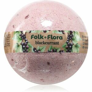 Folk & Flora Blackcurrant bomba do kúpeľa s osviežujúcim účinkom 130 g vyobraziť