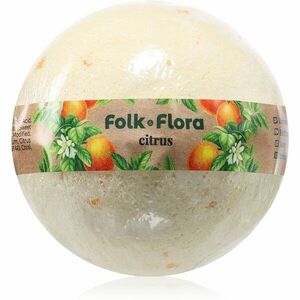 Folk & Flora Citrus bomba do kúpeľa s osviežujúcim účinkom 130 g vyobraziť