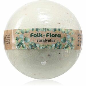 Folk & Flora Eucalyptus bomba do kúpeľa s upokojujúcim účinkom 130 g vyobraziť