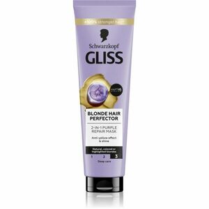 Schwarzkopf Gliss Blonde Hair Perfector regeneračná maska na vlasy pre zosvetlené alebo melírované vlasy 150 ml vyobraziť