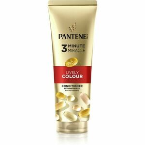 Pantene 3 Minute Miracle Lively Colour kondicionér pre poškodené a farbené vlasy 220 ml vyobraziť