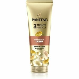 Pantene 3 Minute Miracle Infinitely Long regeneračný kondicionér pre slabé a poškodené vlasy 220 ml vyobraziť