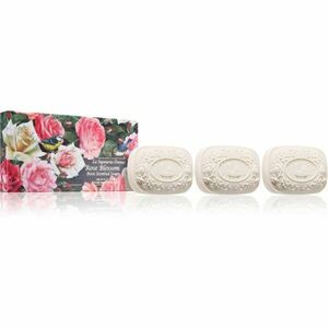 Saponificio Artigianale Fiorentino Rose Blossom Set sada tuhých mydiel 3x150 g vyobraziť